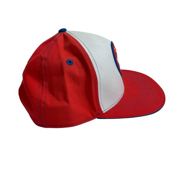 Charms Blow Pop SnapBack Canvas Cap Hat Red White Blue Cotton One Size Adult - Picture 2 of 7